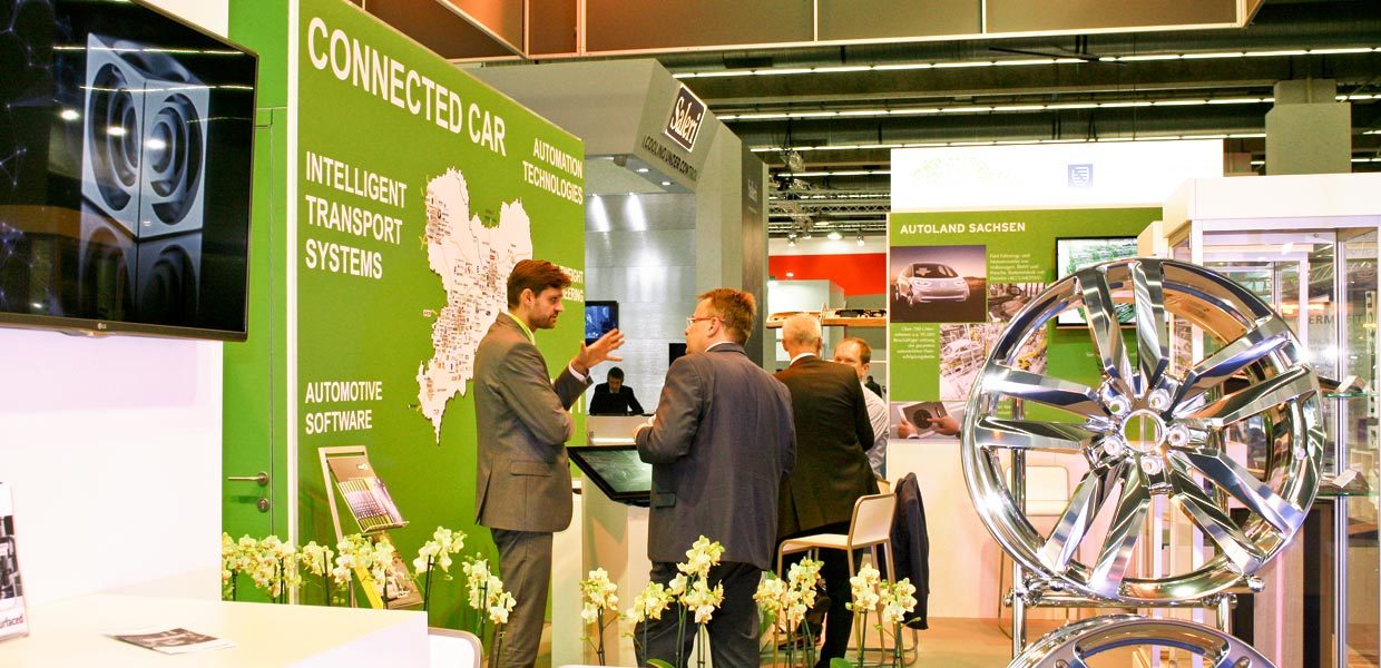 AMZ-Gemeinschaftsstand Autoland Sachsen auf der IAA Pkw 2017