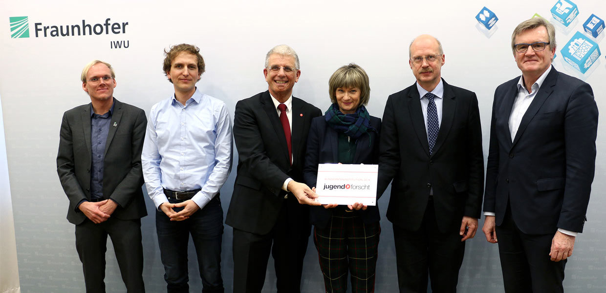 Bundesfinale Jugend forscht: Offizielle Übergabe der Plakette