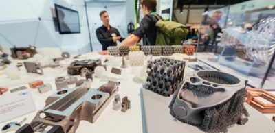 Zur 16. Rapid.Tech + FabCon 3.D präsentieren rund 200 Aussteller Neuheiten des industriellen und kreativen 3D-Drucks.