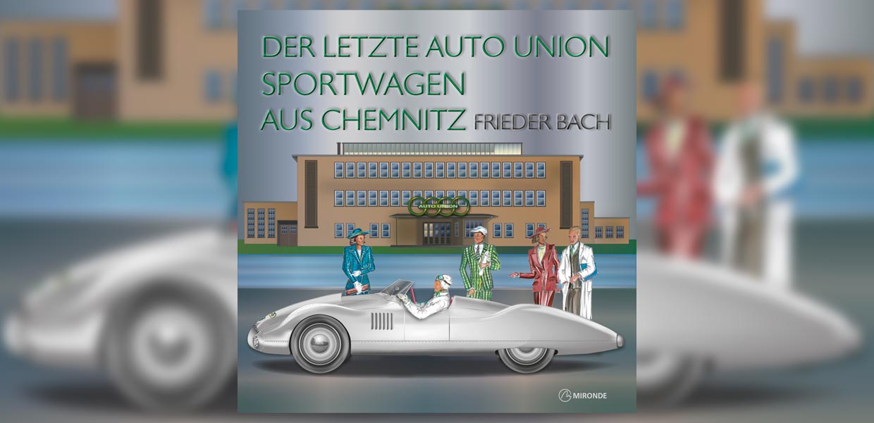 In diesem Buch hat Frieder Bach auf 120 Seiten und mit mehr als 100 zum Teil farbigen Fotos die Entstehungsgeschichte des letzten DKW F9 Sportwagens aus Chemnitz festgehalten. Erschienen ist es im Mironde Verlag Niederfrohna.