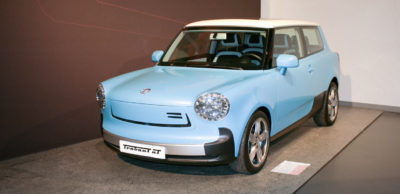 2009 sorgte der neue E-Trabant nT für Aufmerksamkeit auf der IAA.