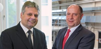 Hubert Jäger, Institut für Leichtbau und Kunststofftechnik der TU Dresden, und Lothar Kroll, Institut für Strukturleichtbau der TU Chemnitz, sind die neu gewählten Vorstandsvorsitzenden des Leichtbau-Allianz Sachsen e. V.