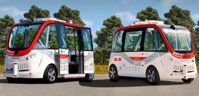 Projekt SMO: Elektrische und fahrerlose Shuttles sollen einen Beitrag zur künftigen Mobilität insbesondere im ländlichen Raum leisten. Die TU Chemnitz forscht hierfür zu den Grundlagen für sichere autonome Mobilität.