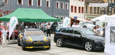 Das ursprünglich für den 10. Juni geplante Symposium Automotive & Mobility SAM ist auf den 7. Oktober 2021 verschoben worden und soll als Outdoor-Veranstaltung auf dem Zwickauer Kornmarkt stattfinden. Das Foto zeigt eine Impression der 2019er Veranstaltung.