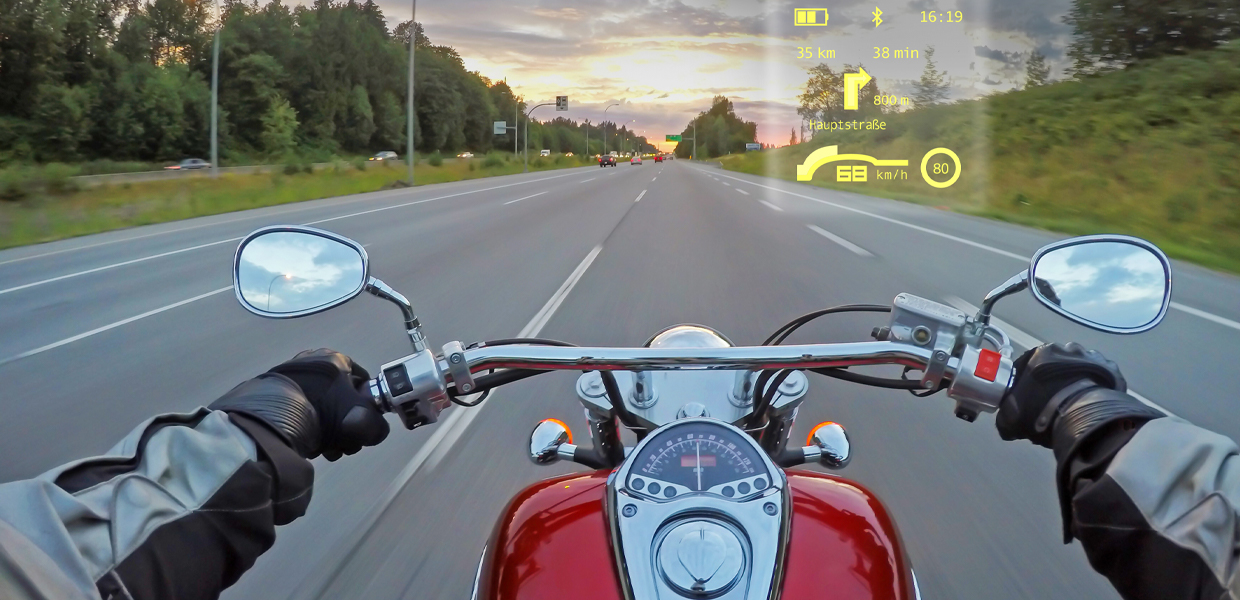 Digades: Neues Head-Up Display für Motorradfahrer