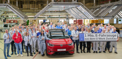 Einmillionstes E-Auto aus Zwickau